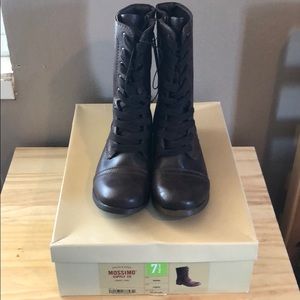 Mossimo Combat Boots Size 7.5 Brown NEW
